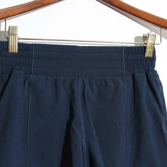Lululemon Hotty Hot Short *High-Rise Long 4" True Navy Blue Swift Liner Size 2 - Picture 3 of 16